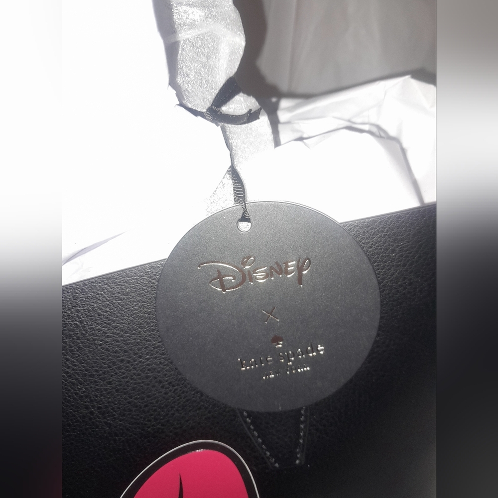 New Kate Spade Disney Reversible Minnie Mouse Tote/Detachable Wristlet NWT - Picture 8 of 12
